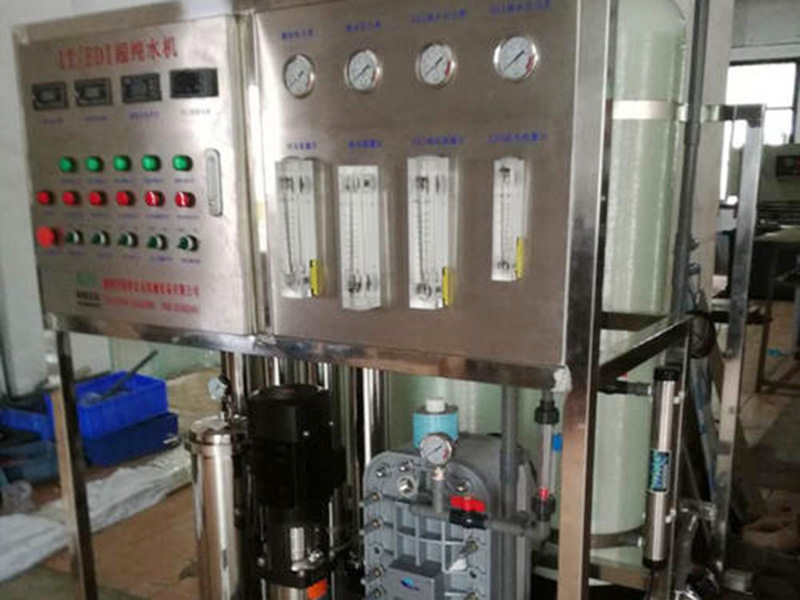 EDI模塊對海水和高鹽度苦咸水,設(shè)產(chǎn)水沖洗管路